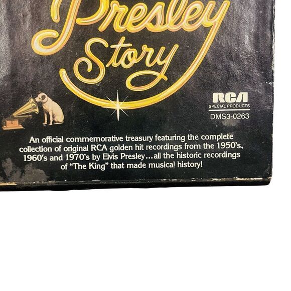 The Elvis Presley Story 1977 Limited Edition Box Set on Three 8-Track Tapes - Picture 3 of 5
